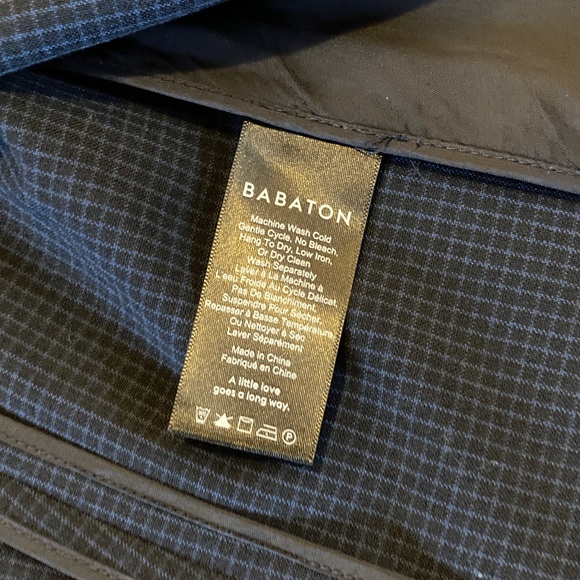 Babaton summer weight loose navy patterned blazer - Picture 9 of 11